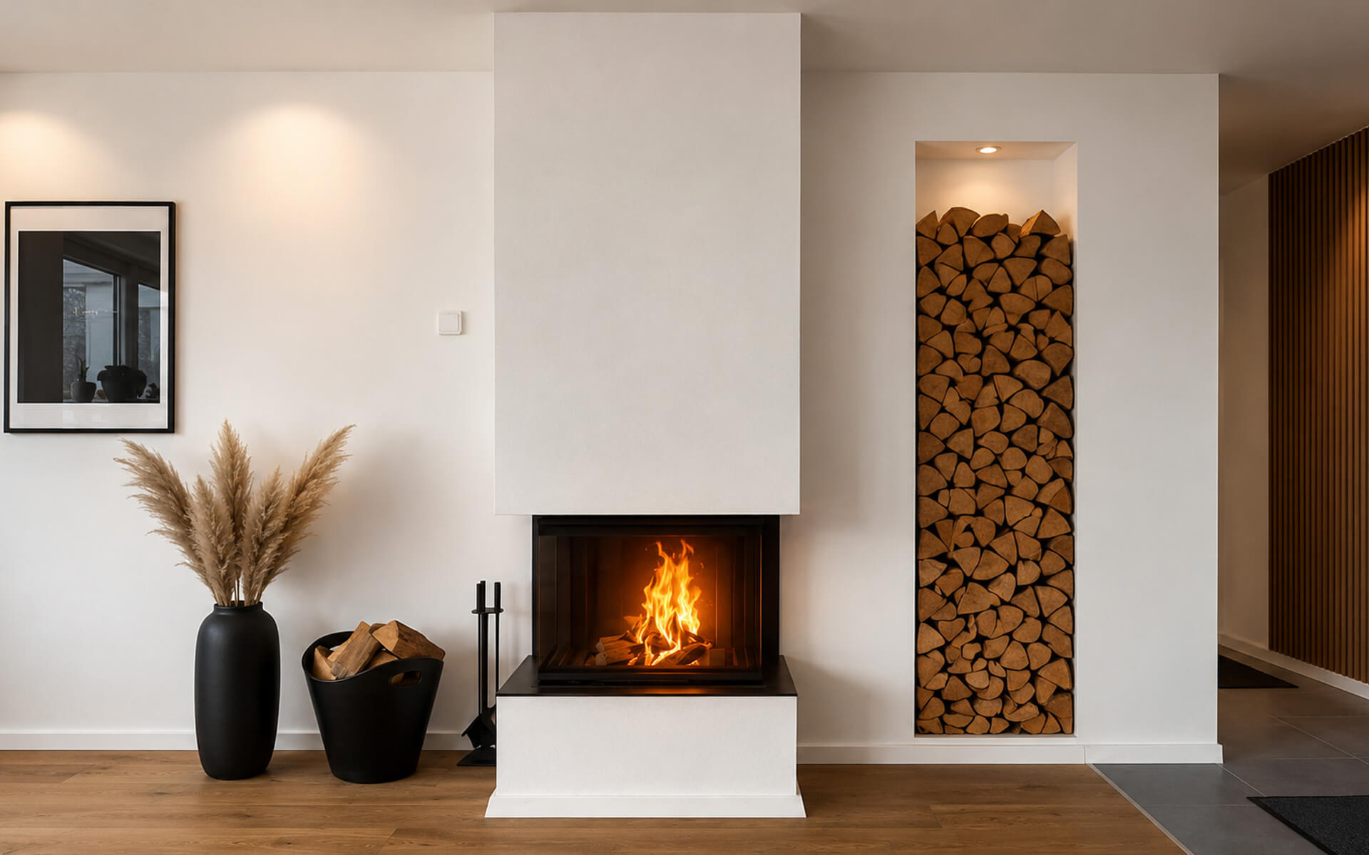 Moderner Kamin in Dortmund Hörde