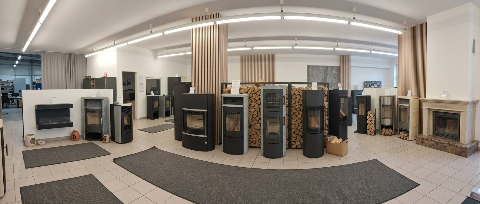 Große Kaminofen Ausstellung im Kaminstudio Dortmund